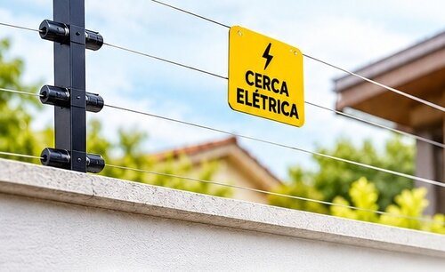 Cerca elétrica instalada pela GKF